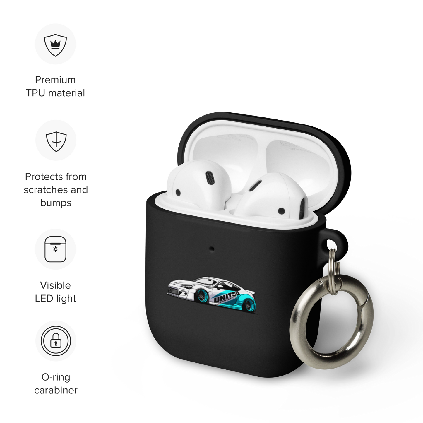 BRZ RUBBER AIRPOD CASE