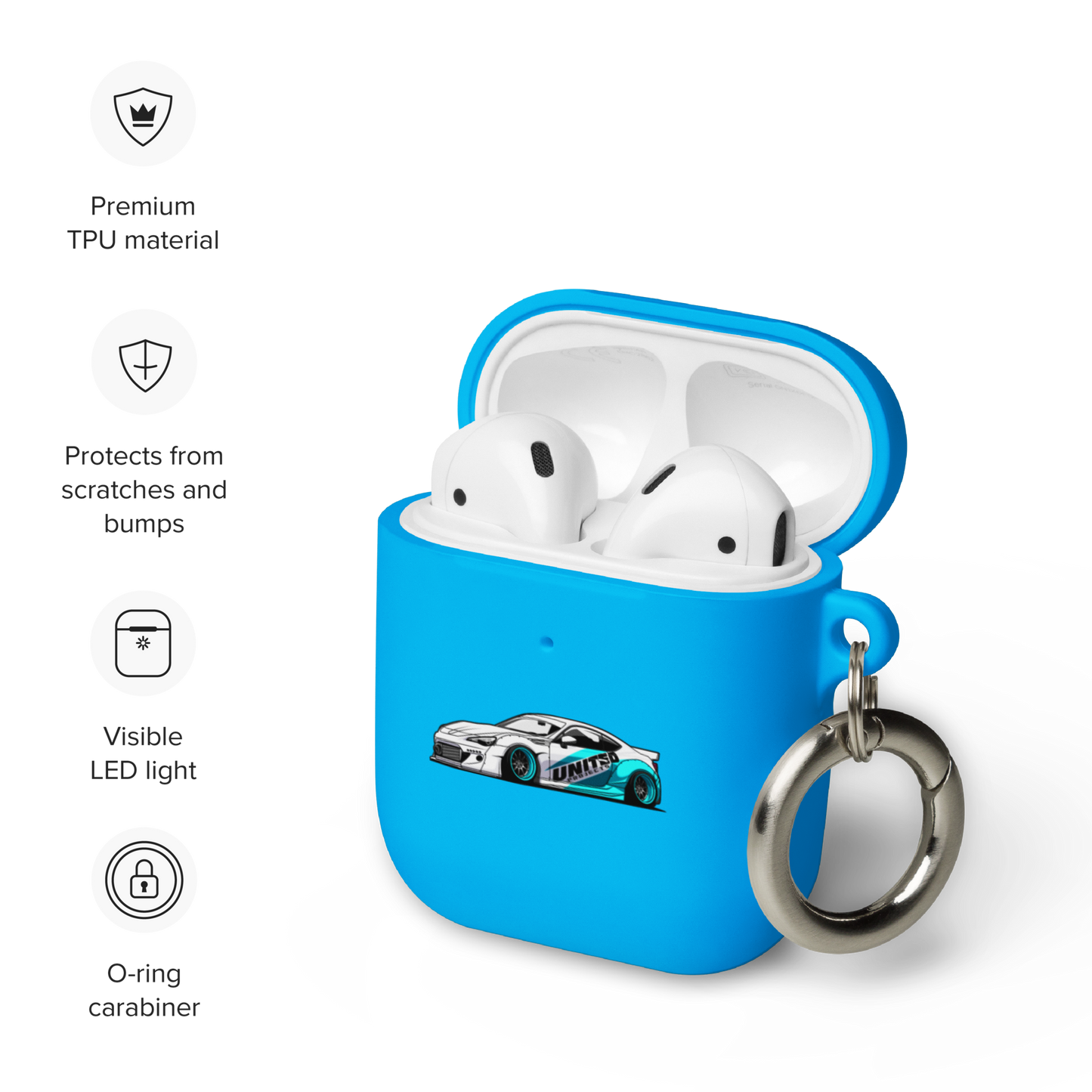 BRZ RUBBER AIRPOD CASE