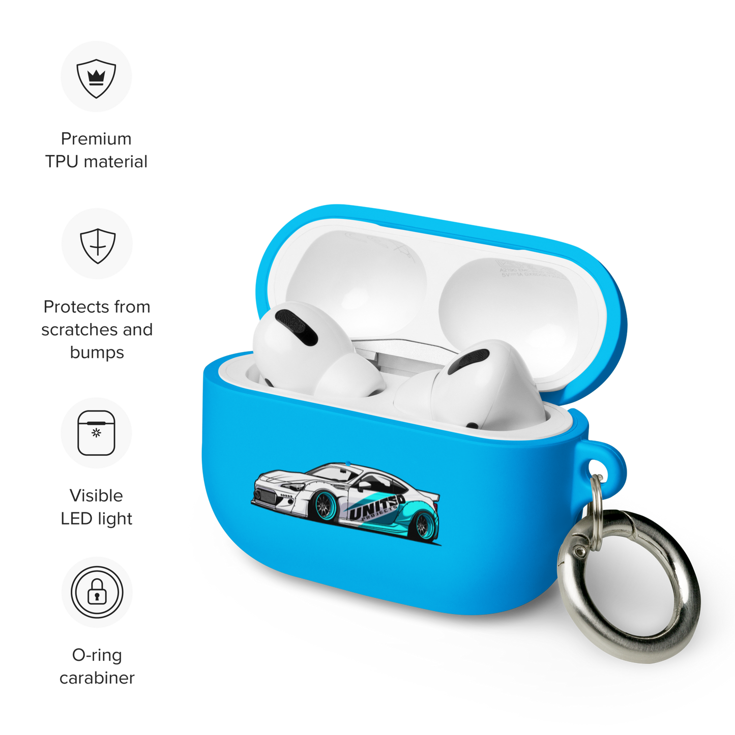 BRZ RUBBER AIRPOD CASE