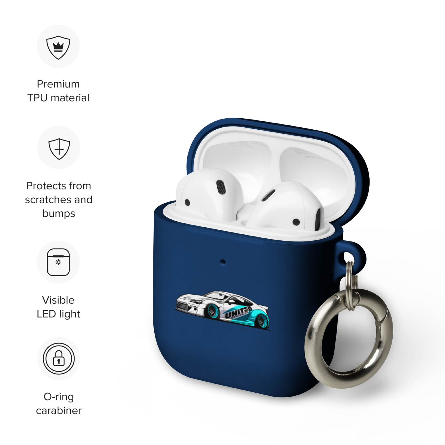BRZ RUBBER AIRPOD CASE