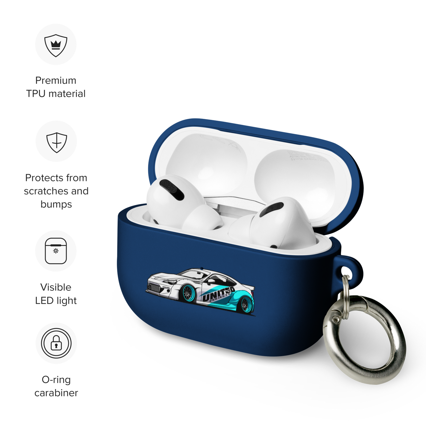 BRZ RUBBER AIRPOD CASE