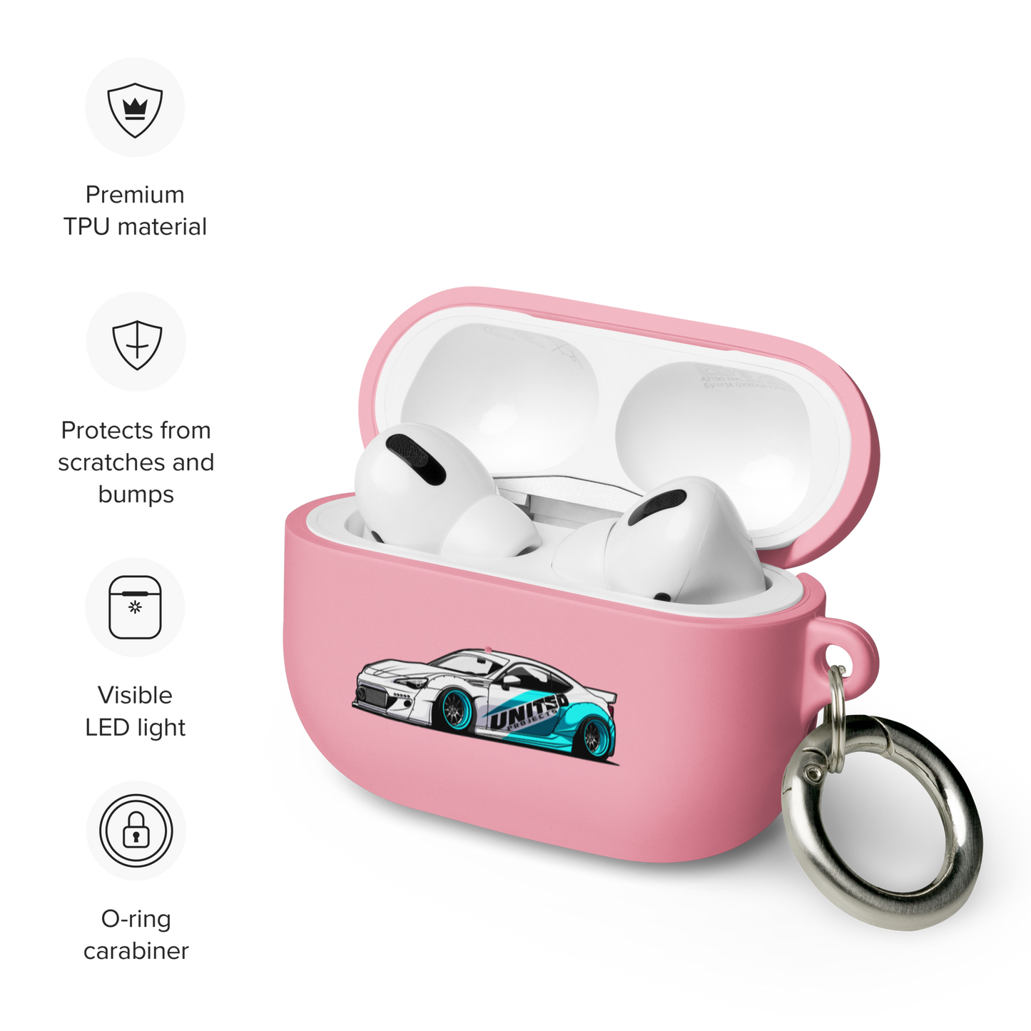 BRZ RUBBER AIRPOD CASE