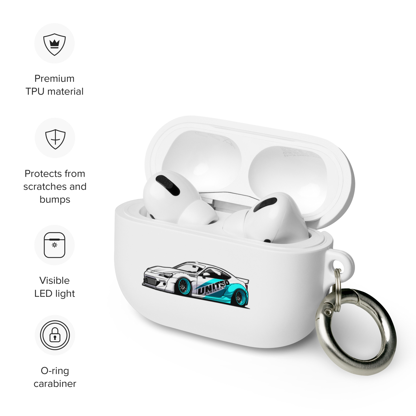 BRZ RUBBER AIRPOD CASE