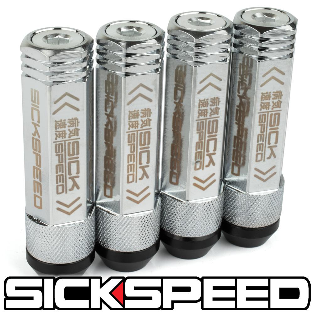 3PC CAPPED STEEL LUG NUTS 4PC 14X2.0