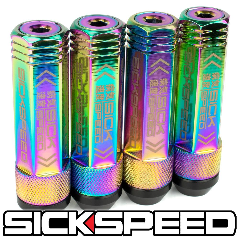 3PC CAPPED STEEL LUG NUTS 4PC 14X2.0
