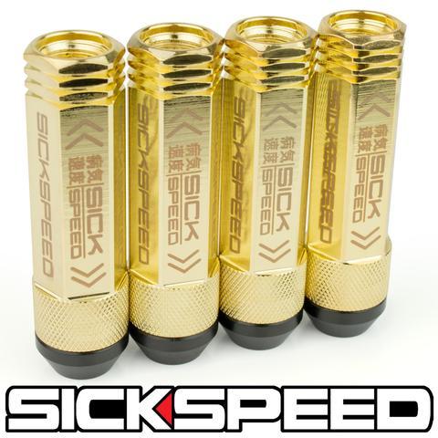 3PC CAPPED STEEL LUG NUTS 4PC 14X2.0