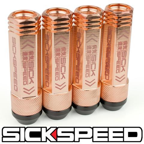 3PC CAPPED STEEL LUG NUTS 4PC 14X2.0
