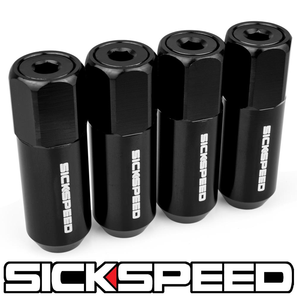 60MM CAPPED ALUMINUM LUG NUTS 4PC 14X1.5