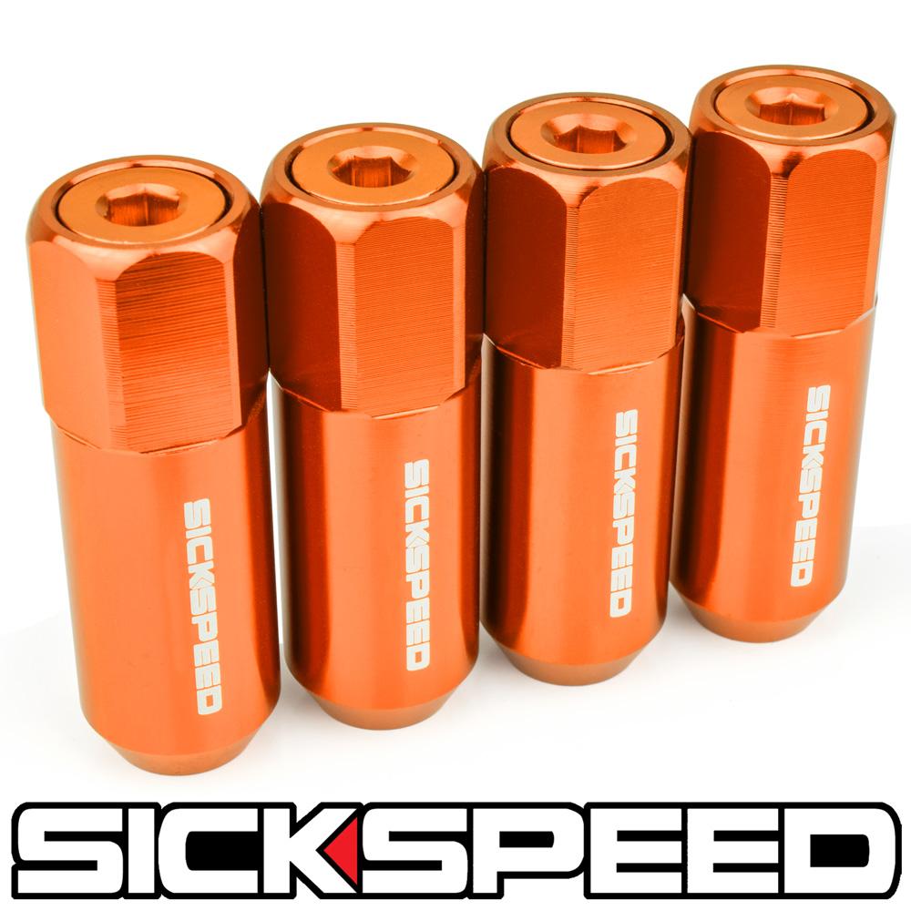60MM CAPPED ALUMINUM LUG NUTS 4PC 12X1.5