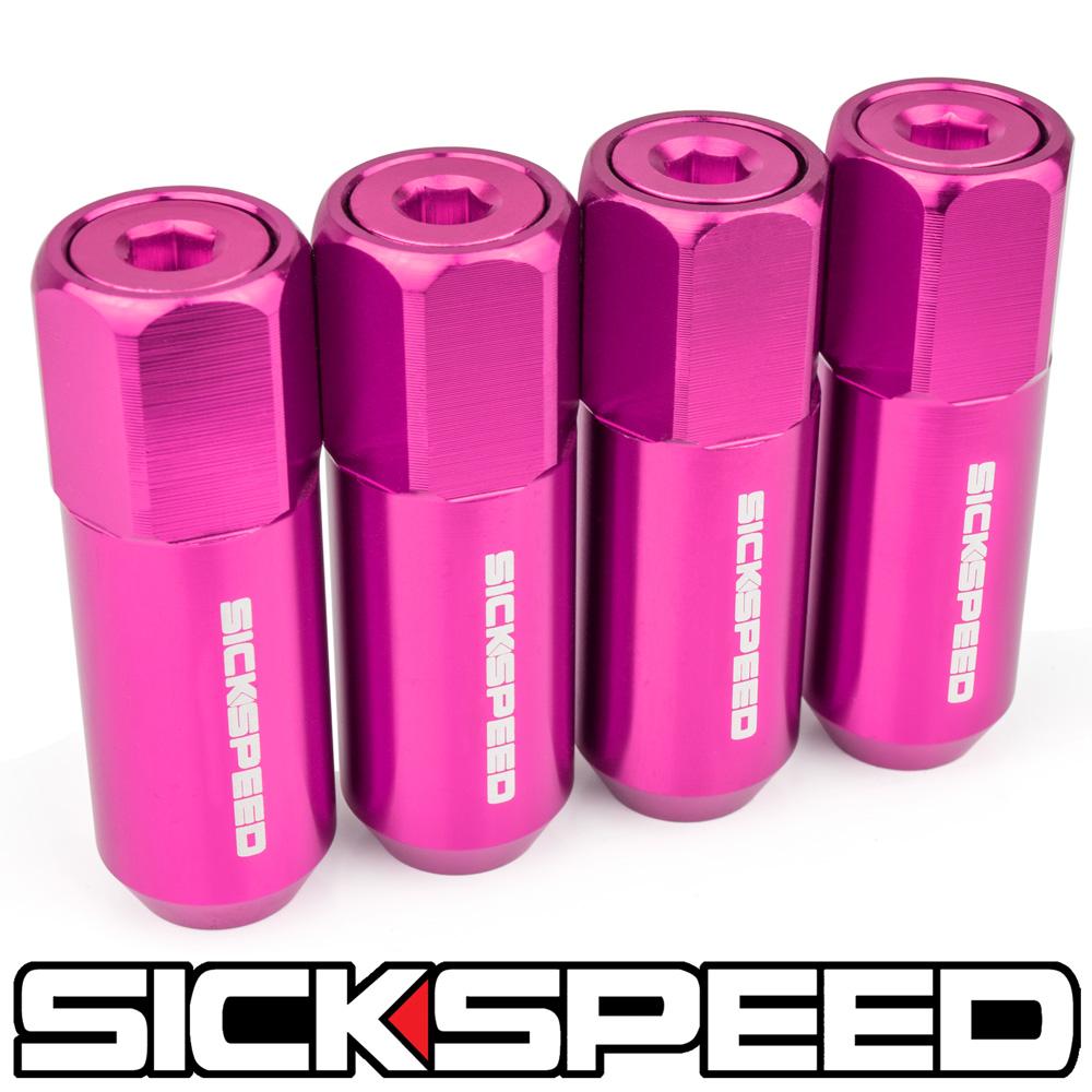 60MM CAPPED ALUMINUM LUG NUTS 4PC 12X1.5