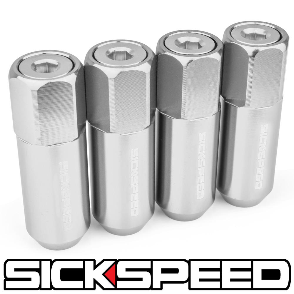 60MM CAPPED ALUMINUM LUG NUTS 4PC 12X1.5
