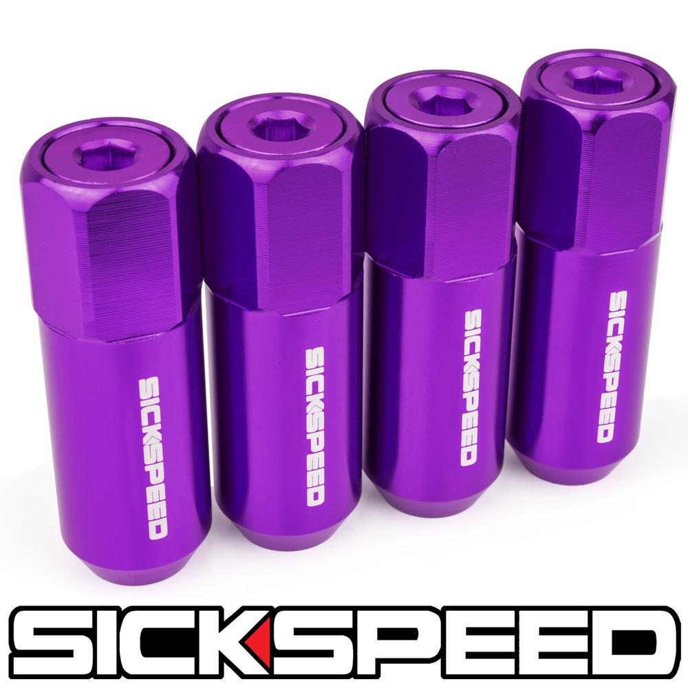 60MM CAPPED ALUMINUM LUG NUTS 4PC 12X1.5