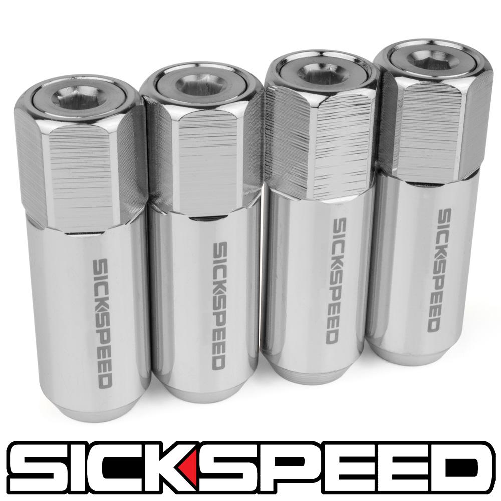 60MM CAPPED ALUMINUM LUG NUTS 4PC 14X1.5