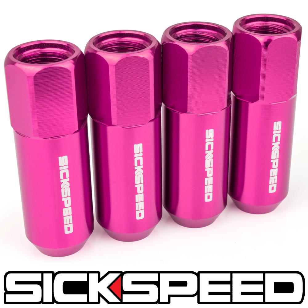 60MM NAKED ALUMINUM LUG NUTS 4PC 12X1.25