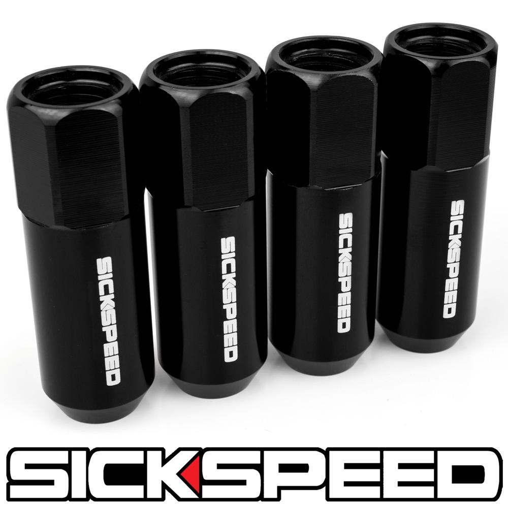 60MM NAKED ALUMINUM LUG NUTS 4PC 14X1.5