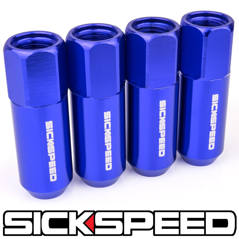 60MM NAKED ALUMINUM LUG NUTS 4PC 14X1.5