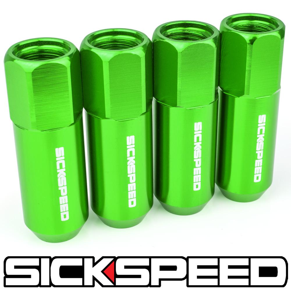 60MM NAKED ALUMINUM LUG NUTS 4PC 14X1.5