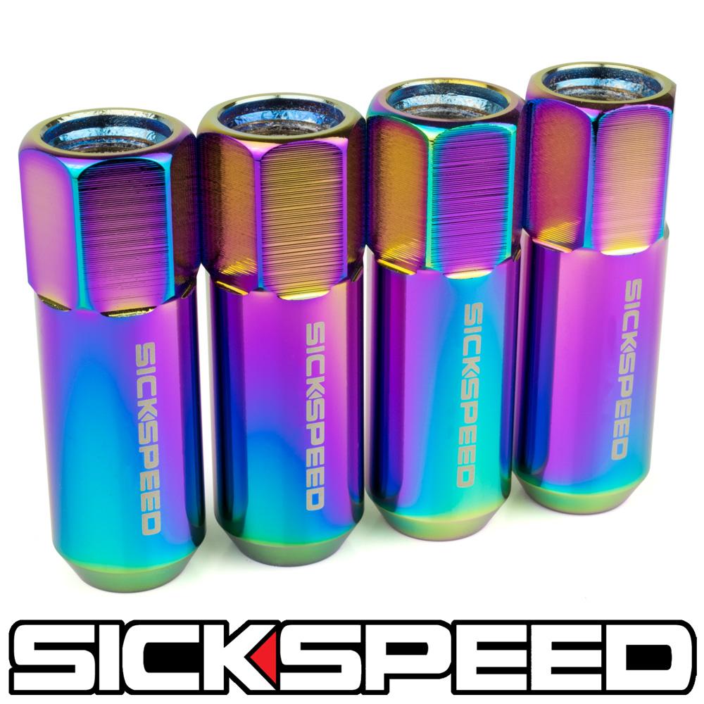 60MM NAKED ALUMINUM LUG NUTS 4PC 12X1.25