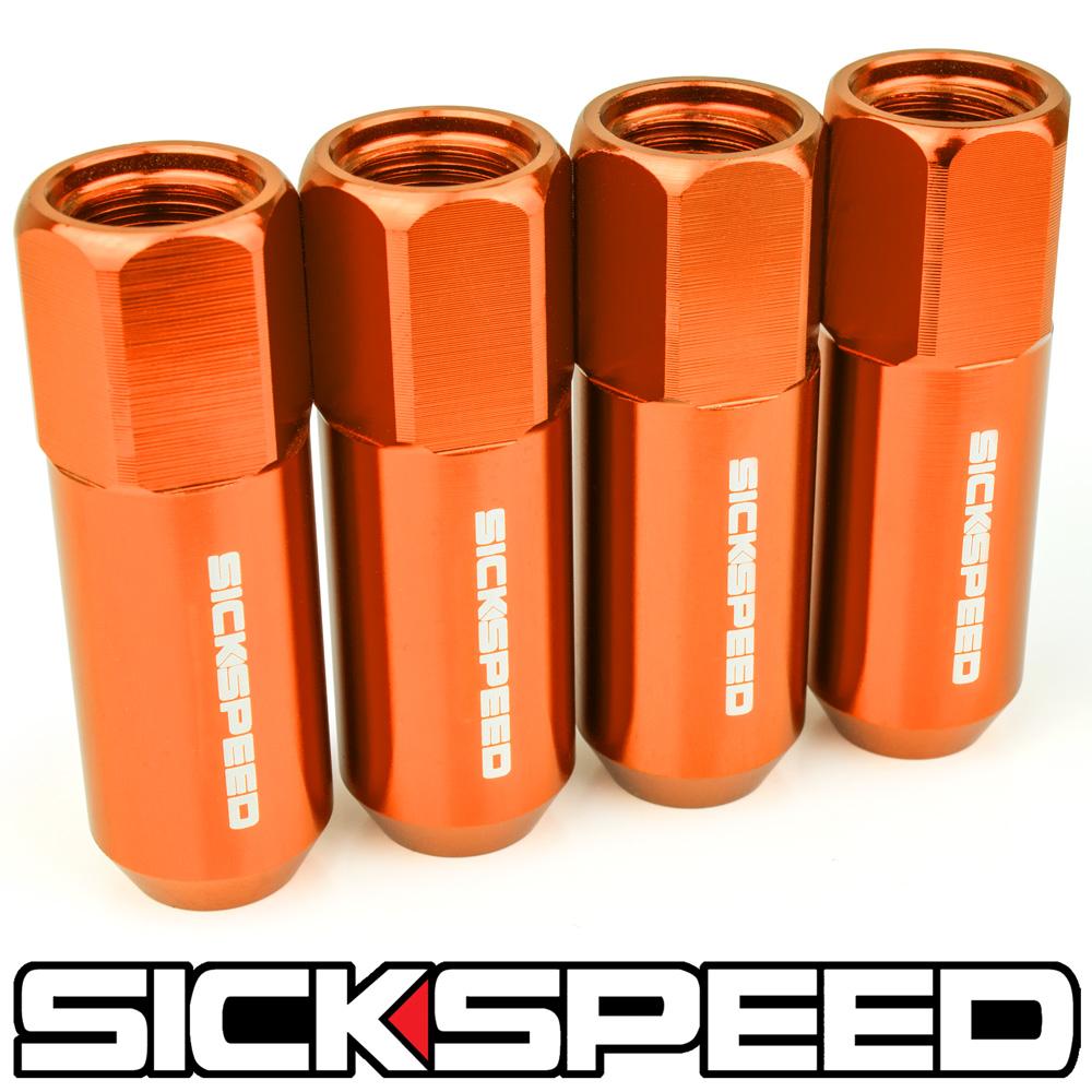 60MM NAKED ALUMINUM LUG NUTS 4PC 12X1.25