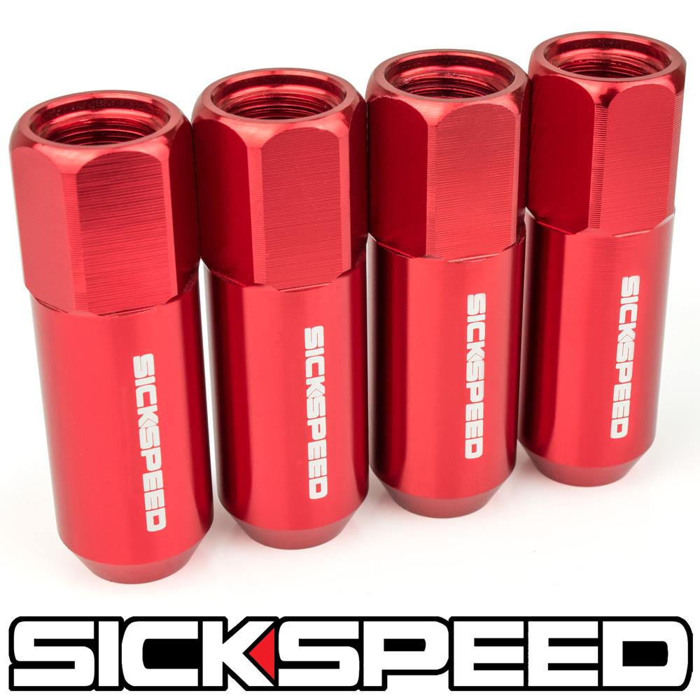 60MM NAKED ALUMINUM LUG NUTS 4PC 12X1.25