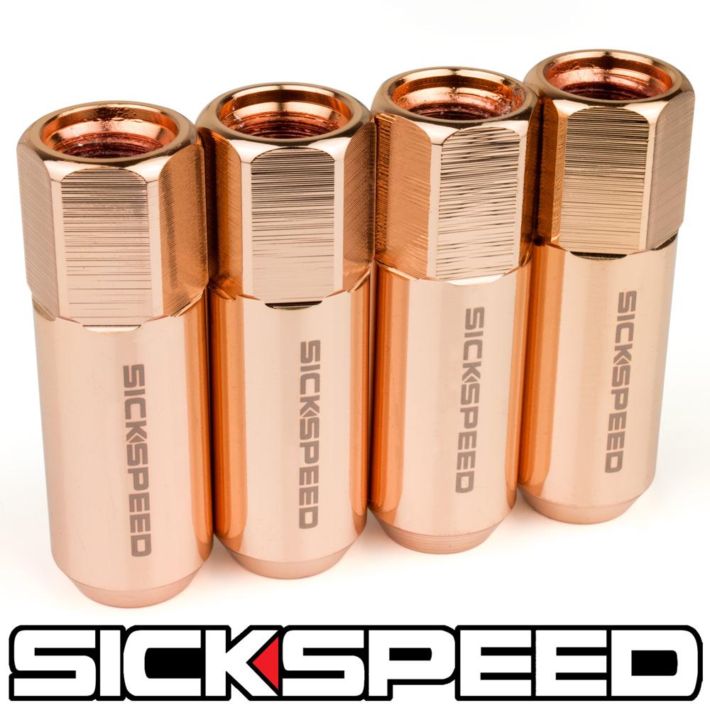 60MM NAKED ALUMINUM LUG NUTS 4PC 14X1.5