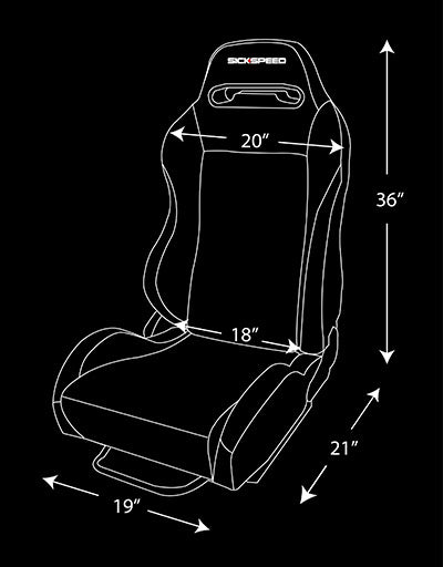 GAIJIN V1 LEATHER DIAMOND STITCH RACING SEATS