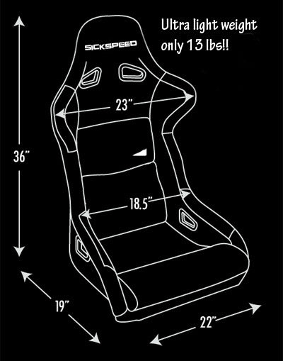 GAIJIN V1 LEATHER DIAMOND STITCH RACING SEATS