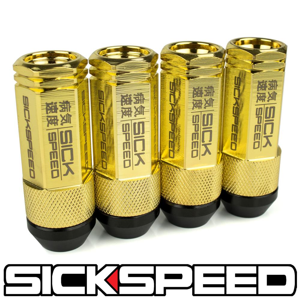 3PC CAPPED STEEL LUG NUTS 4PC 14X2.0