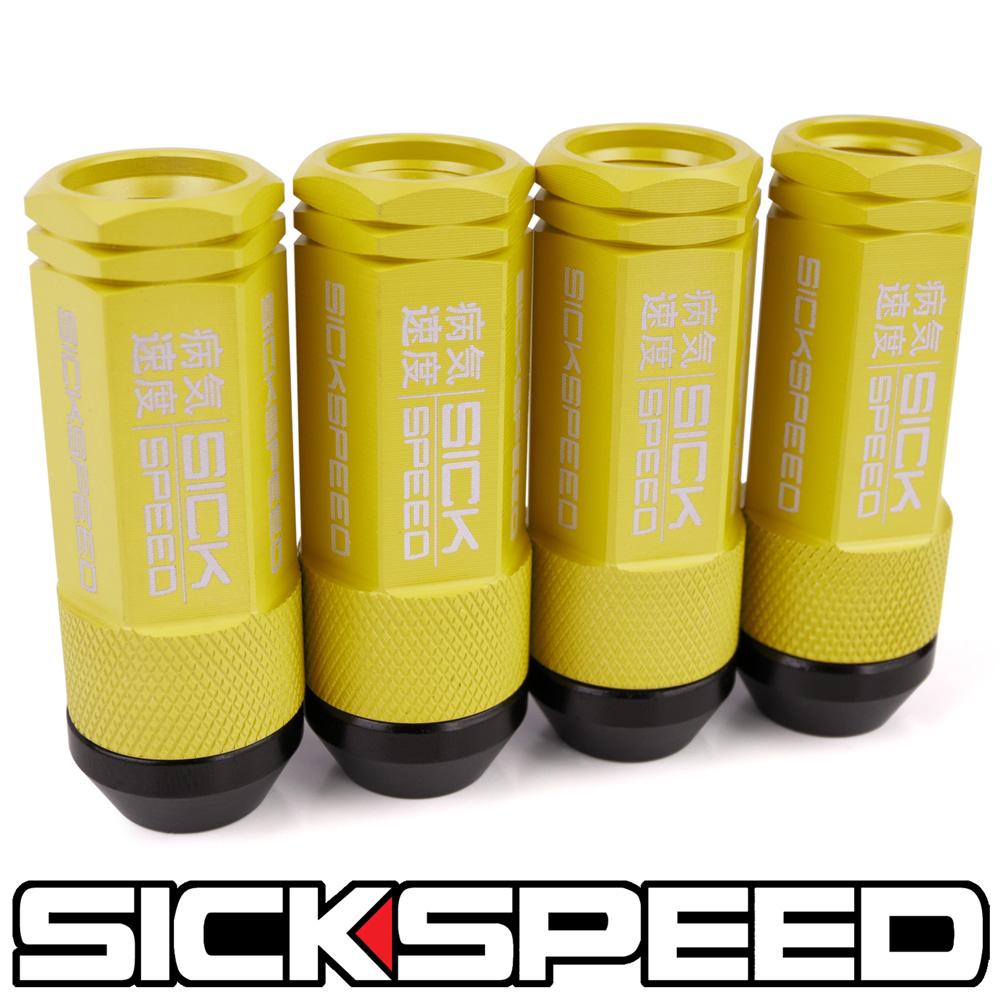 3PC CAPPED STEEL LUG NUTS 4PC 14X2.0