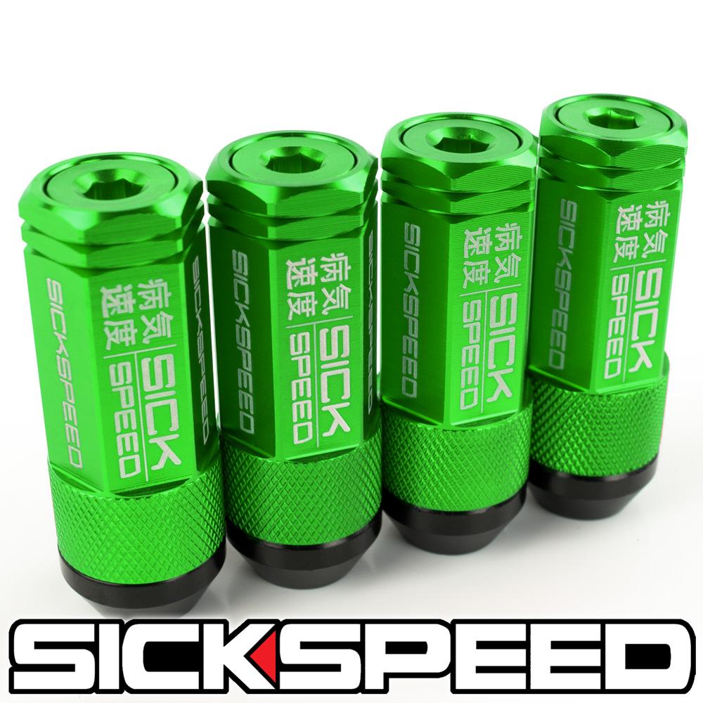 3PC CAPPED STEEL LUG NUTS 4PC 14X2.0