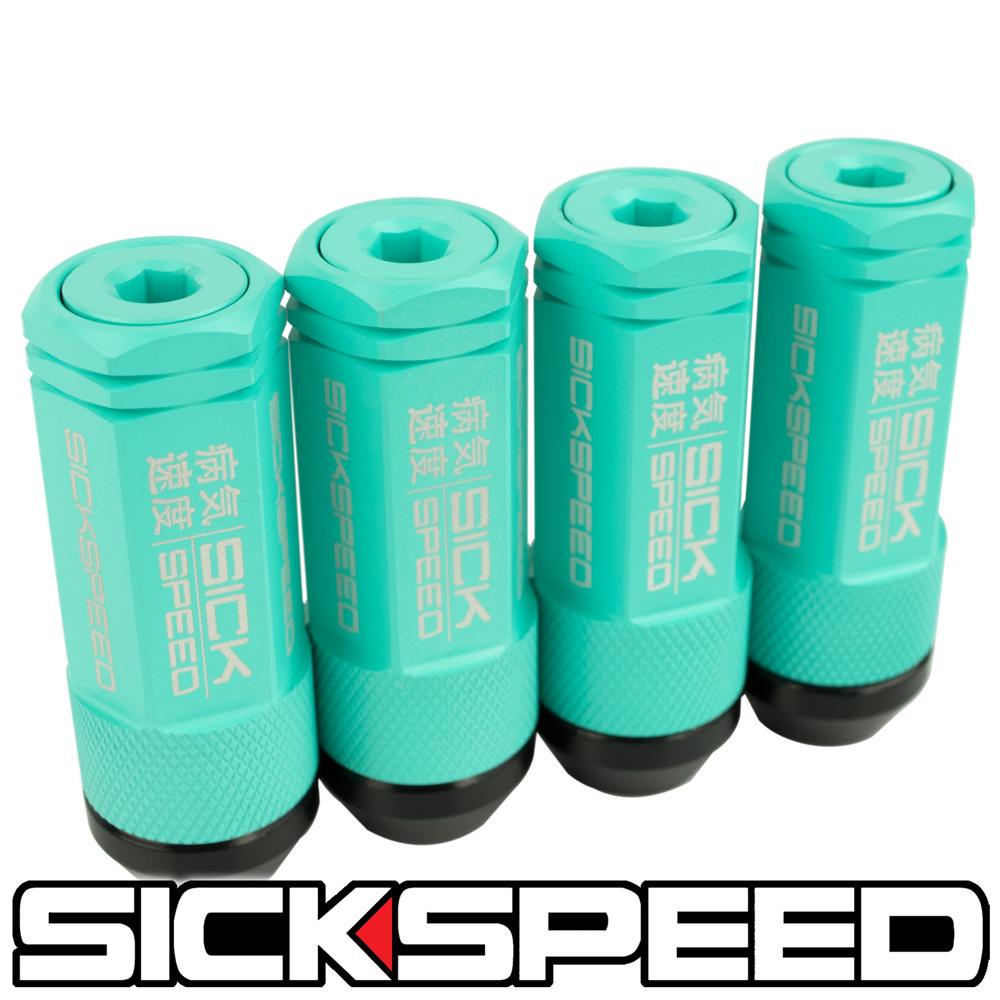 3PC CAPPED STEEL LUG NUTS 4PC 14X2.0