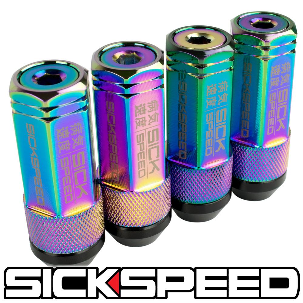 3PC CAPPED STEEL LUG NUTS 4PC 14X2.0