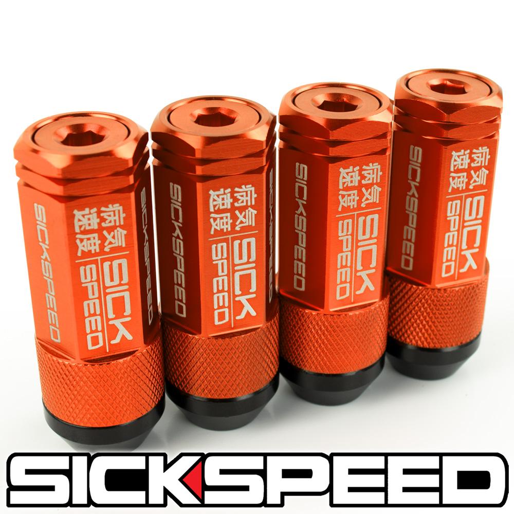 3PC CAPPED STEEL LUG NUTS 4PC 14X2.0