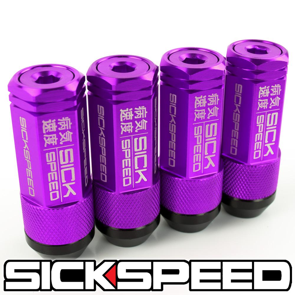 3PC CAPPED STEEL LUG NUTS 4PC 14X2.0