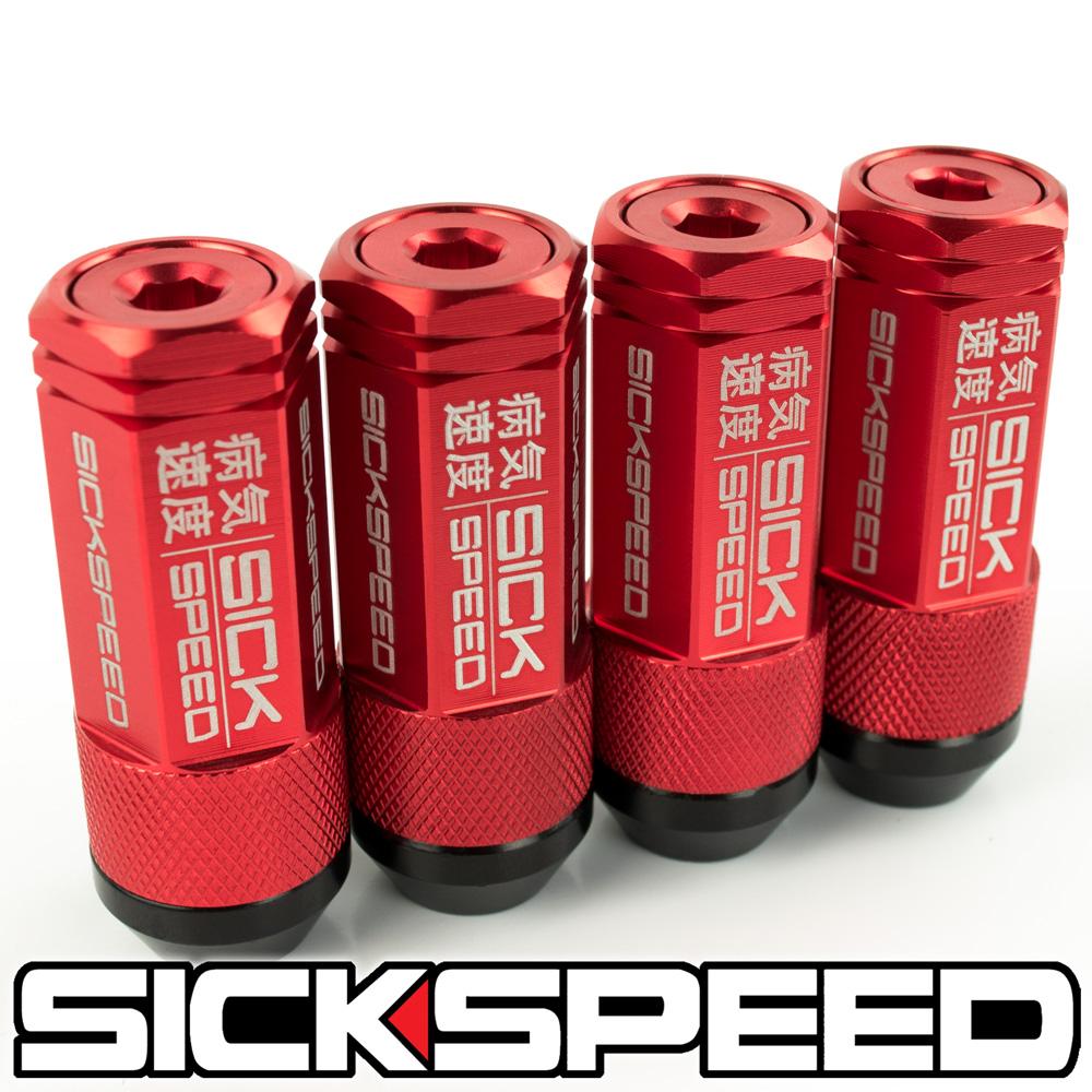 3PC CAPPED STEEL LUG NUTS 4PC 14X2.0