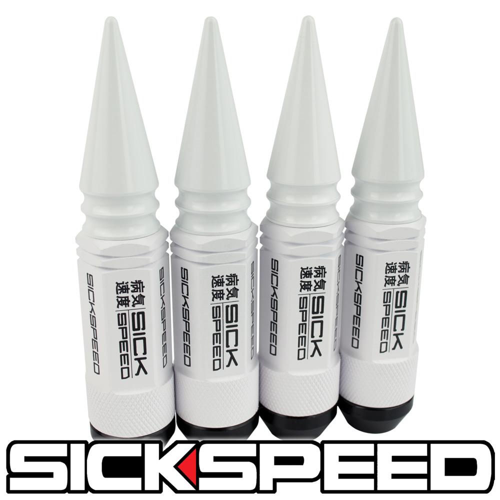 3PC SPIKED STEEL LUG NUTS 4PC 14X1.5