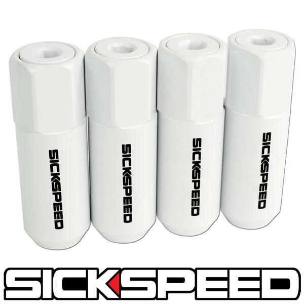 60MM CAPPED ALUMINUM LUG NUTS 4PC 14X1.5