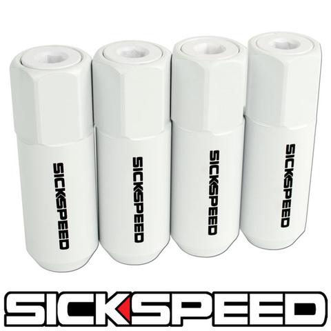 60MM CAPPED ALUMINUM LUG NUTS 4PC 1/2X20