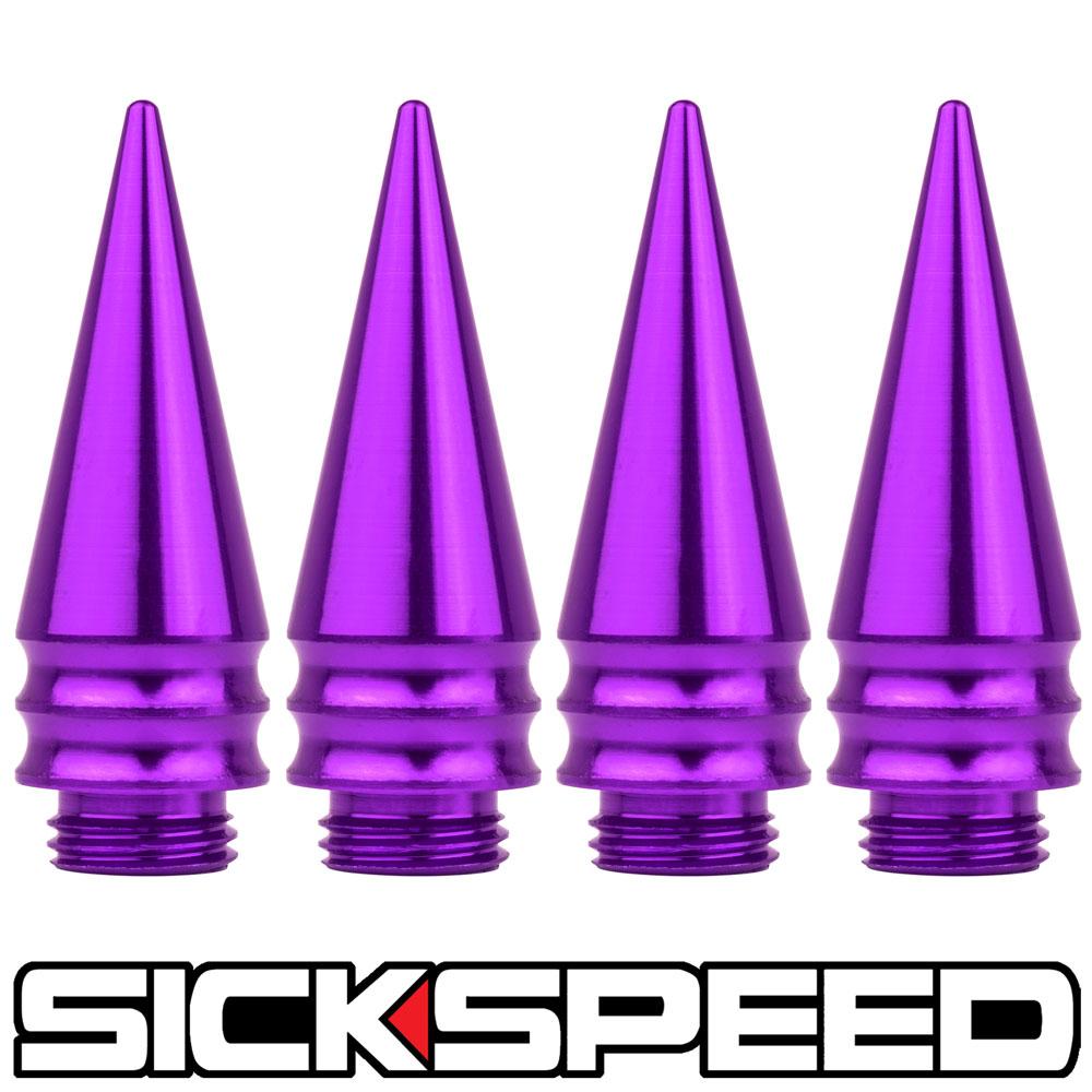 4PC TALL SPIKED CAPS FOR SICKSPEED LUG NUTS ST3