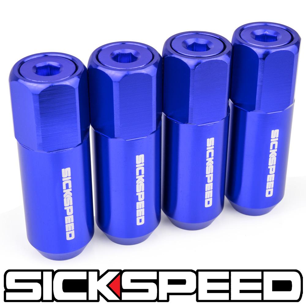 60MM CAPPED ALUMINUM LUG NUTS 4PC 14X1.5