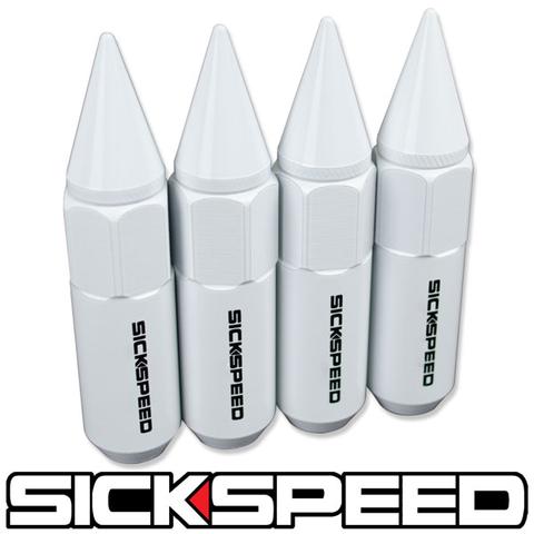 60MM SPIKED ALUMINUM LUG NUTS 4PC 1/2X20
